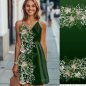 Preview: Wochenendaktion: Bio Viskosejersey mit Überbreite (Stoffbreite ca. 170 cm): Eigenproduktion Waldgeflüster (Bordüre) von Graustufen-Stoffe